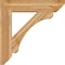 Ekena Millwork Legacy Slat Rough Sawn Bracket w/ Offset Brace, Western Red Cedar, 8"W x 34"D x 34"H BKT0806X34X34LEC06RWR - alternate 2